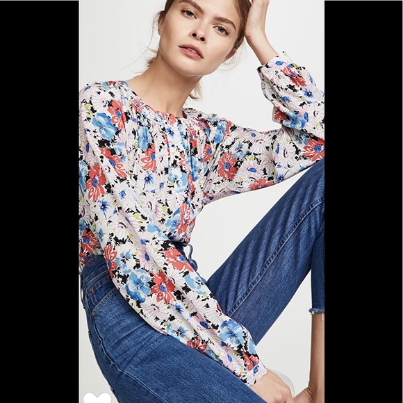 Veronica Beard Tops - Veronica Beard Madge Silk Floral Blouse, size 2